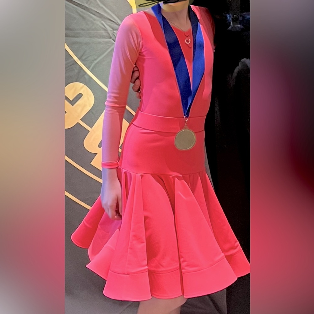 Custom made ballroom dress - regulation competition girl size 9